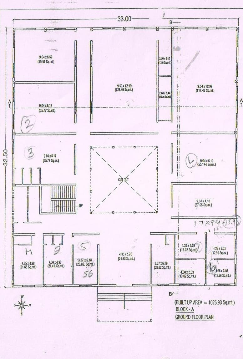 Approved Ground Floor Plan Blueprint